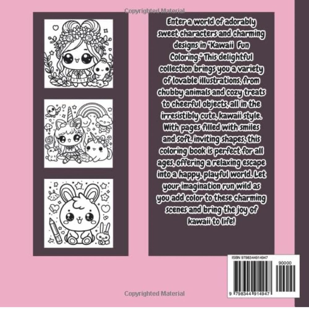 Kawaii Coloring Fun - Picture 2 of 2